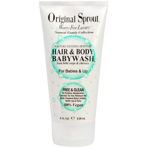 Hair & Body Baby Wash, 4 oz, Original Sprout