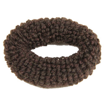 Hair Elastic Small - Beech - Brown, 3 ct, DiPrima Beauty