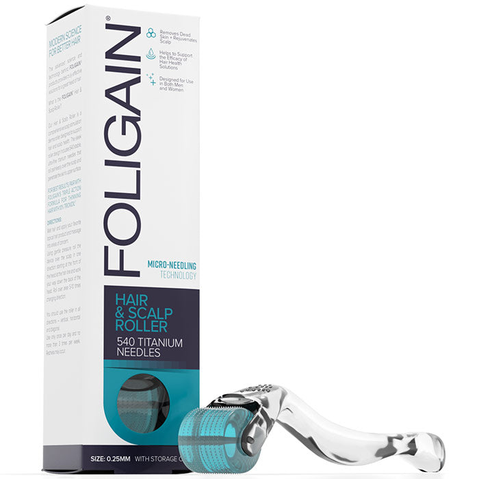 Hair & Scalp Roller with 540 Titanium Needles, 1 pc, Foligain