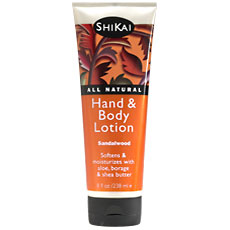 Hand & Body Lotion Sandalwood, 8 oz, ShiKai