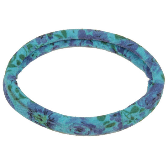 Hazel Hair Elastic - Medium - Turquoise, 2 ct Per Card, DiPrima Beauty