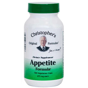 Appetite Formula Capsule, Weight Management, 100 Vegicaps, Christopher's Original Formulas