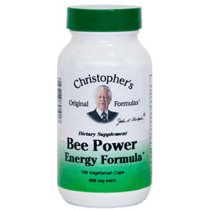 Bee Power Energy Formula Capsule, 100 Vegicaps, Christopher's Original Formulas