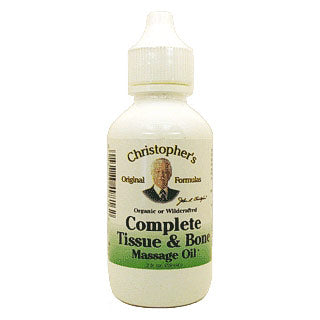 Complete Tissue & Bone Massage Oil, 2 oz, Christopher's Original Formulas