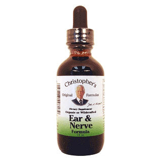 Ear & Nerve Extract Herbal Liquid, 2 oz, Christopher's Original Formulas