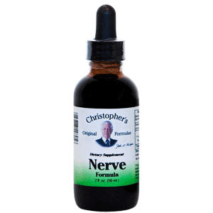 Nerve Formula Extract Herbal Liquid, 2 oz, Christopher's Original Formulas