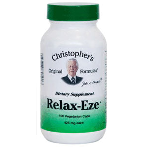 Relax-Eze Capsule, Stress Formula, 100 Vegicaps, Christopher's Original Formulas