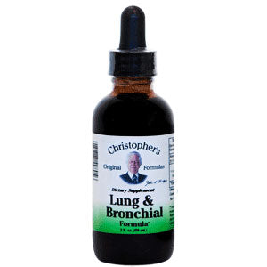 Lung & Bronchial Extract Herbal Liquid, 2 oz, Christopher's Original Formulas