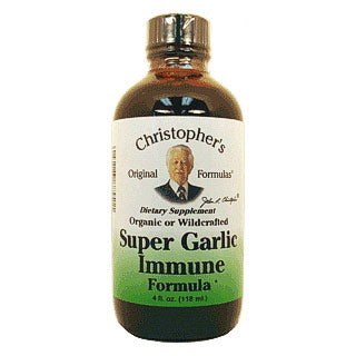 Super Garlic Immune Formula Syrup, 4 oz, Christopher's Original Formulas