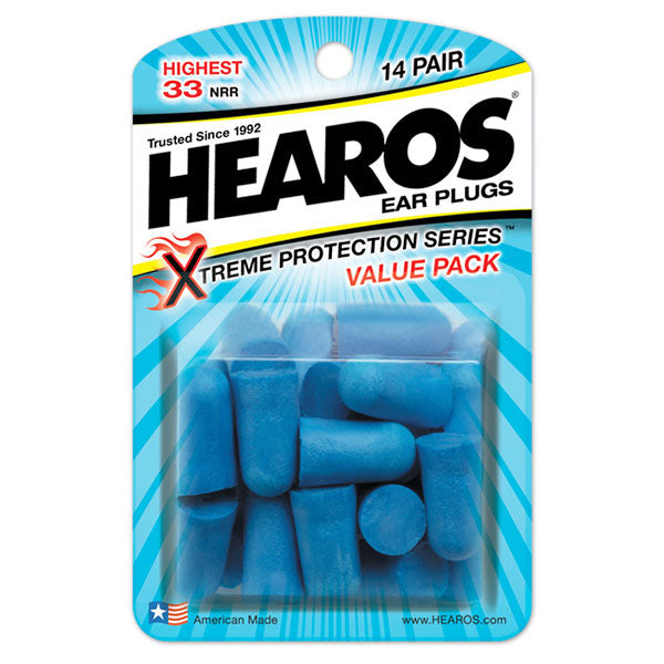 Hearos Ear Plugs Xtreme Protection Series, Value Size, 14 Pair