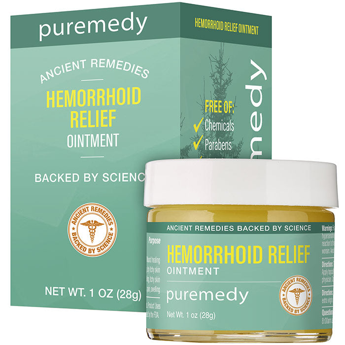 Hemorrhoid Relief Ointment, 1 oz, Puremedy