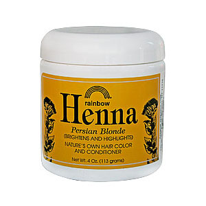 Henna, Persian Blonde, Hair Color and Conditioner, 4 oz, Rainbow Research