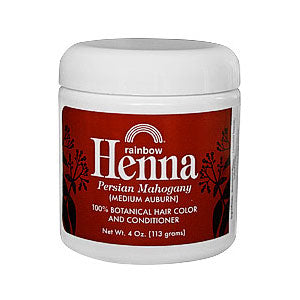 Henna, Persian Mahogany, Hair Color and Conditioner, 4 oz, Rainbow Research