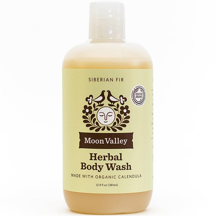 Herbal Body Wash, Siberian Fir, 12.9 oz, Moon Valley Organics