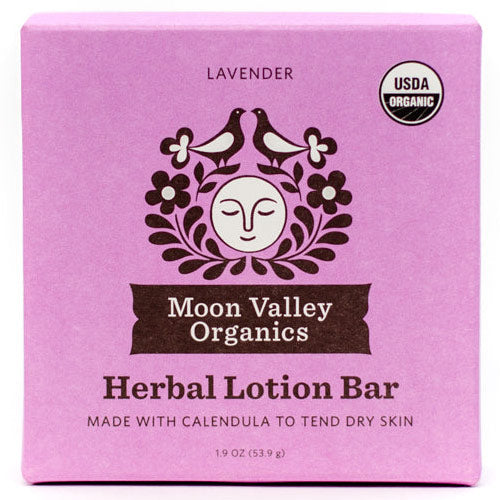 Herbal Lotion Bar, Lavender, 1.9 oz, Moon Valley Organics