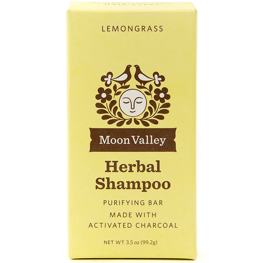 Herbal Shampoo Bar, Lemongrass, 3.5 oz, Moon Valley Organics