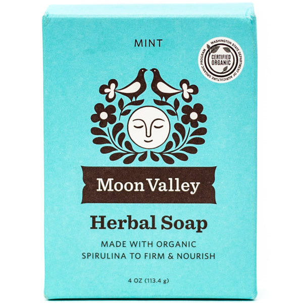 Herbal Soap, Mint, 4 oz, Moon Valley Organics