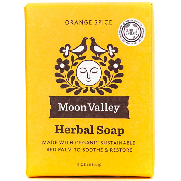 Herbal Soap, Orange Spice, 4 oz, Moon Valley Organics