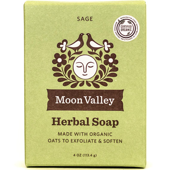 Herbal Soap, Sage, 4 oz, Moon Valley Organics