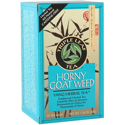 Horny Goat Weed Tea, 20 Tea Bags, Triple Leaf Tea