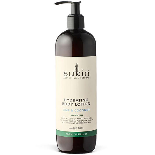 Hydrating Body Lotion - Lime & Coconut, 16.91 oz, Sukin