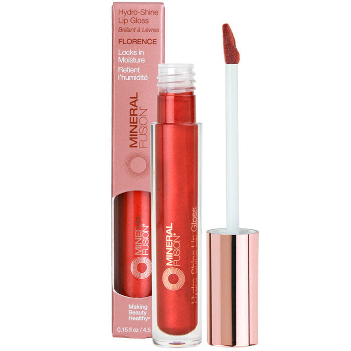 Hydro-Shine Lip Gloss - Florence, 0.15 oz, Mineral Fusion Cosmetics