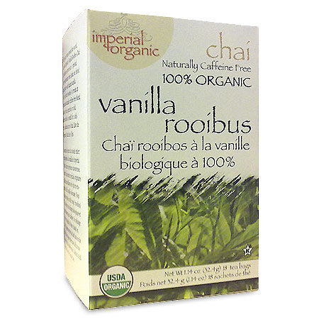 Imperial Organic Vanilla Rooibus Chai Tea, 18 Tea Bags, Uncle Lee's Tea