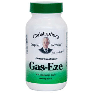 Gas-Eze Capsule, 100 Vegicaps, Christopher's Original Formulas