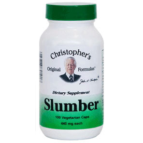 Slumber Capsule, Herbal Sleep Formula, 100 Vegicaps, Christopher's Original Formulas