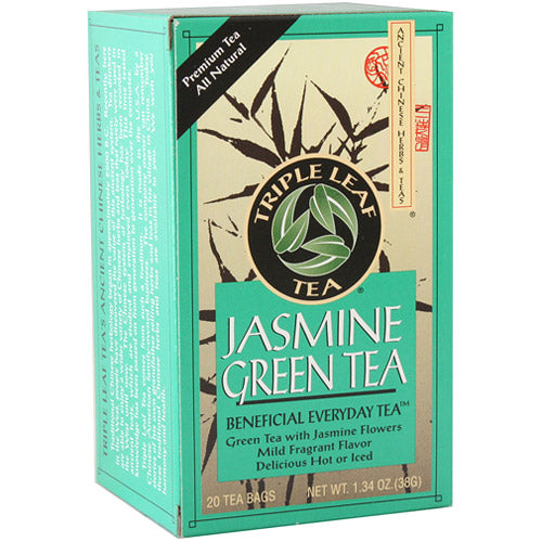 Jasmine Green Tea, 20 Tea Bags, Triple Leaf Tea