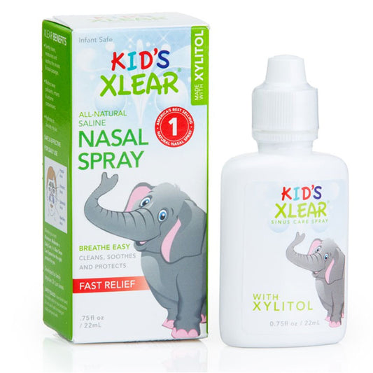 Xylitol and Saline Kid's Nasal Spray, 0.75 oz, Xlear (Xclear)