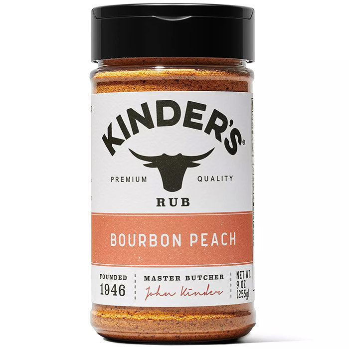 Kinder's Bourbon Peach Premium Rub & Seasoning, 9 oz (255 g)