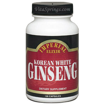 Korean White Ginseng 100 caps from Imperial Elixir Ginseng