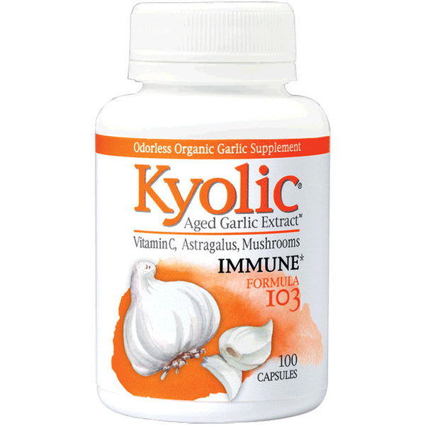 Kyolic Aged Garlic Extract Formula 103, with Vitamin C & Astragalus ...