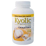 Kyolic Aged Garlic Extract Formula 104, A.G.E. with Lecithin, 100 caps, Wakunaga Kyolic