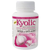 Kyolic Aged Garlic Extract Formula 105, A, C, E & Herbal Antioxidants, 100 caps, Wakunaga Kyolic