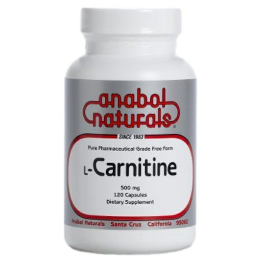 L-Carnitine 500 mg, 30 Capsules, Anabol Naturals