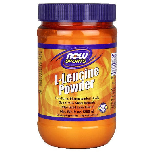 L-Leucine Powder, 9 oz, NOW Foods