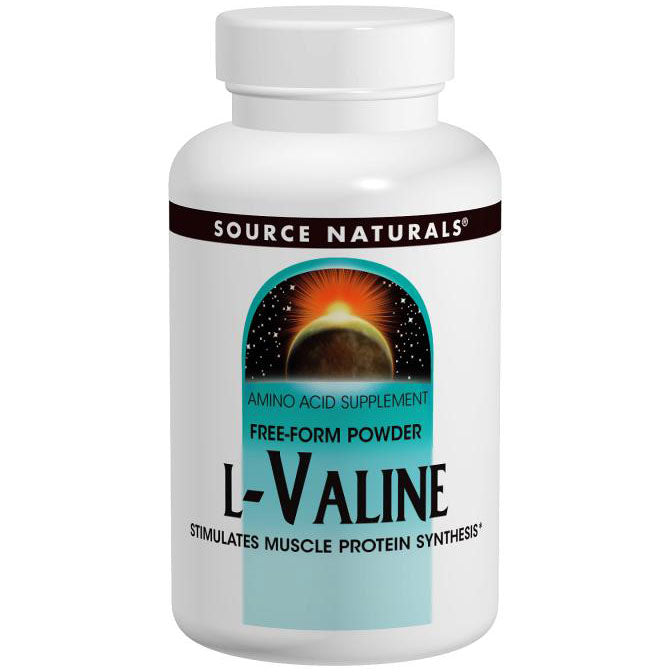 L-Valine Powder, 3.53 oz (100 g), Source Naturals