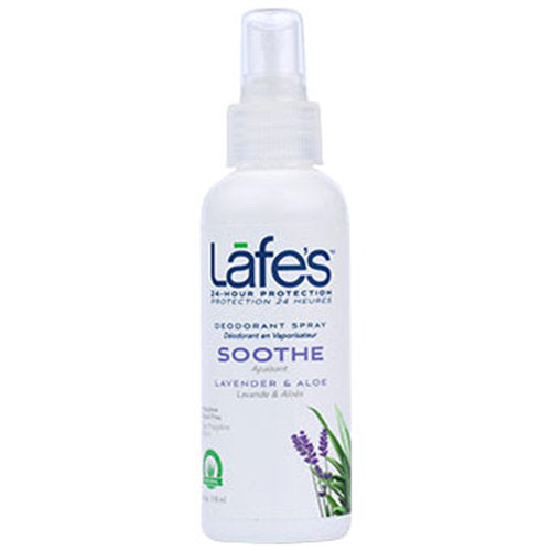 Lafe's Deodorant Spray - Soothe, 4 oz, Natural BodyCare