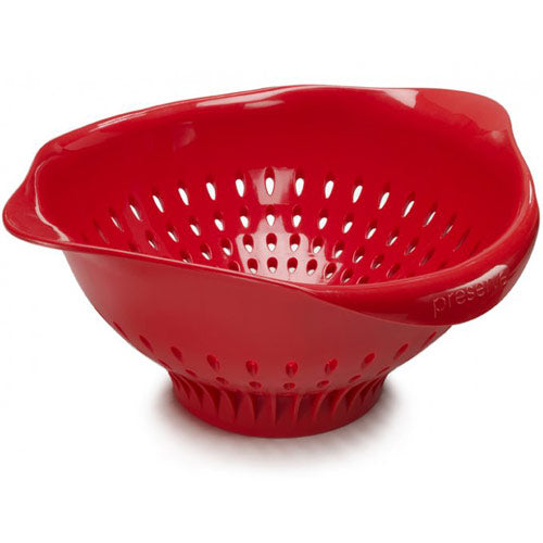 Large Colander, Red Tomato, 3.5 Quart, Preserve