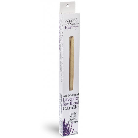 Lavender Soy Blend Hollow Ear Candles, 2 pk, Wally's Natural Products