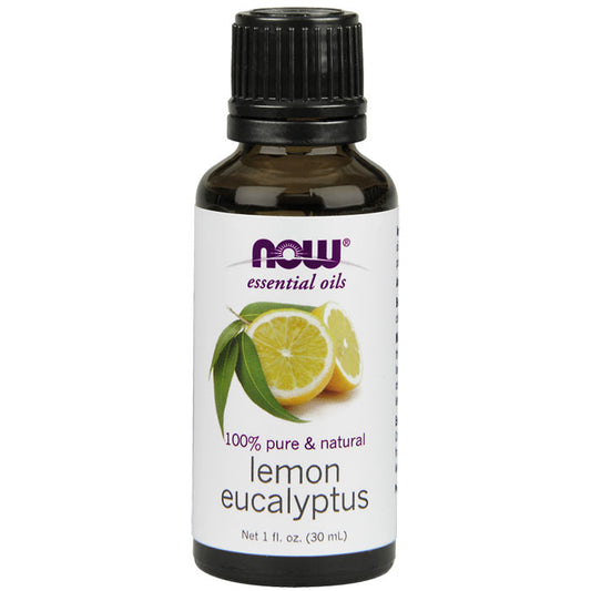 Lemon & Eucalyptus Essential Oil Blend, 4 oz, NOW Foods