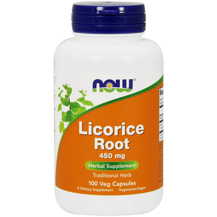 Licorice Root 450 mg, 100 Capsules, NOW Foods