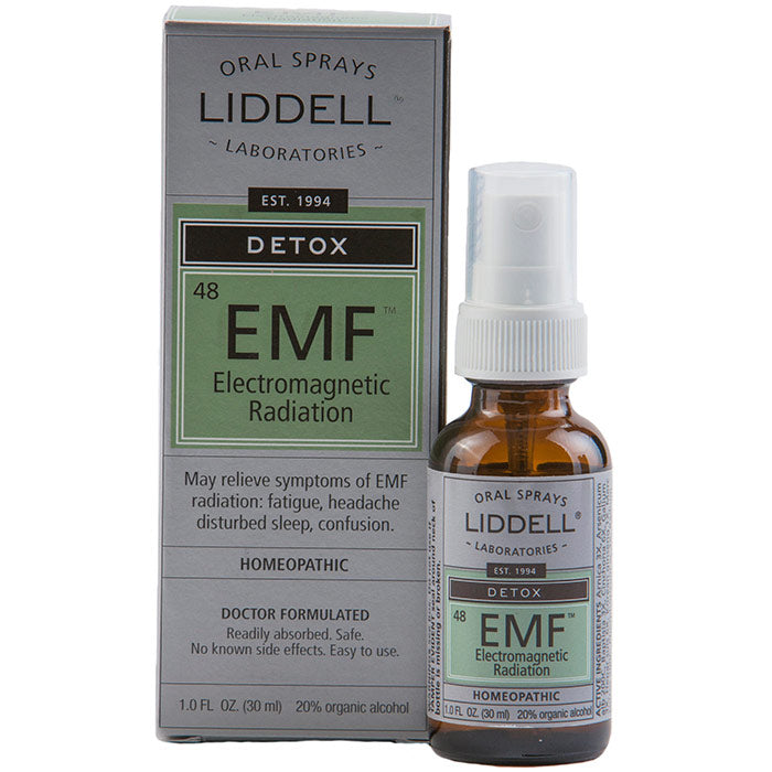 Liddell Detox EMF Homeopathic Oral Spray (Electromagnetic Radiation), 1 oz