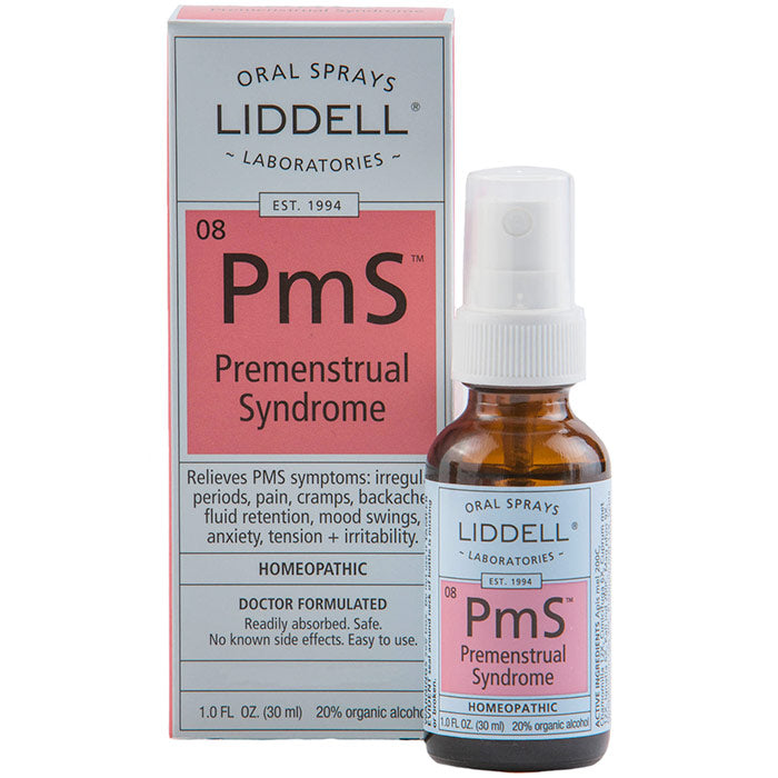 Liddell PMS Premenstrual Syndrome Homeopathic Oral Spray, 1 oz