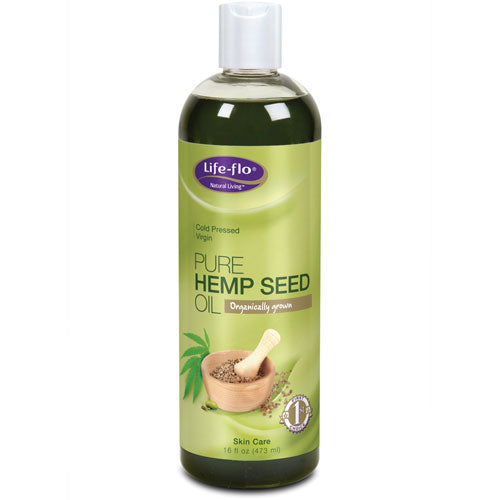 Life-Flo Pure Hemp Seed Oil Liquid, 16 oz, LifeFlo