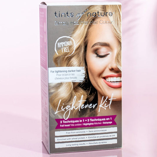 Ammonia Free 3 in 1 Hair Lightener Kit, 4.4 oz, Tints of Nature