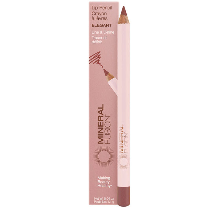 Lip Pencil - Elegant, 0.04 oz, Mineral Fusion Cosmetics