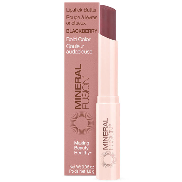 Lipstick Butter - Blackberry, 0.06 oz, Mineral Fusion Cosmetics